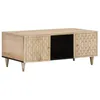 Image de vidaXL Table basse 100x54x40 cm bois de manguier massif table dappoint table de salon table latérale bout de canapé 358260
