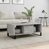 Image de vidaXL Table basse Sonoma gris 90x50x365 cm Bois dingénierie 830602