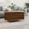 Image de vidaXL Table basse Chêne marron 90x445x45 cm Bois dingénierie 830971