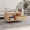 Image de vidaXL Table basse Chêne sonoma 90x49x45 cm Bois dingénierie 831023