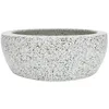 Image de Vasque à poser en céramique - vidaXL - 41x14 cm - Gris - Motifs vintage - Installation au-dessus du comptoir