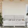 Image de vidaXL Boîte de rangement de jardin blanc bois massif de sapin 364761