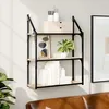 Image de vidaXL Étagère murale 3 niveaux chêne sonoma 60x21x785 cm 835450