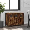 Image de vidaXL Buffet chêne fumé 100x35x70 cm bois dingénierie 835521