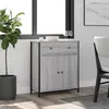 Image de vidaXL Buffet sonoma gris 70x30x80 cm bois dingénierie 835527