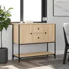 Image de vidaXL Buffet chêne sonoma 100x36x85 cm bois dingénierie 835555