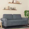 Image de vidaXL Canapé à 2 Places Causeuse avec Accoudoirs Siège avec Dossier Rembourré Meuble de Salon Salle de Séjour Moderne 359530