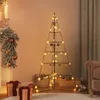 Image de vidaXL Arbre de Noël en métal pour décoration noir 140 cm 359601