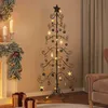 Image de vidaXL Arbre de Noël en métal Acier revêtu de poudre Noir 359608