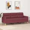 Image de vidaXL Canapé à 3 Places Siège avec Accoudoirs et Dossier Rembourrés Meuble de Salon Salle de Séjour Intérieur Moderne 359249