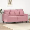 Image de vidaXL Canapé à 2 Places Chaise de Relaxation avec Oreillers Siège avec Accoudoirs et Dossier Fauteuil TV de Salon 359296