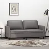 Image de vidaXL Canapé à 2 Places Causeuse avec Oreillers Canapé Rembourré avec Accoudoirs et Dossier Meuble de Salon Moderne 359335