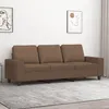 Image de vidaXL Canapé à 3 Places Siège avec Accoudoirs Fauteuil avec Dossier Meuble de Salon Salle de Séjour Maison Moderne 359402