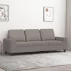 Image de vidaXL Canapé à 3 Places Siège avec Accoudoirs Fauteuil avec Dossier Meuble de Salon Salle de Séjour Maison Moderne 359406