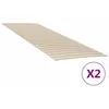 Image de vidaXL Lattes de rechange pour sommier avec 48 lattes 2 pièces 80 x 200 cm 3203724
