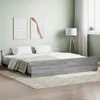 Image de vidaXL Cadre de lit tête de lit et pied de lit gris sonoma 180x200 cm 3203773