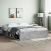 Image de vidaXL Cadre de lit sans matelas gris béton 160x200 cm 3203876