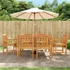 Image de vidaXL Ensemble de salle à manger de jardin 7 pcs Bois dacacia solide 3206278