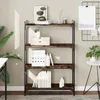 Image de vidaXL Bibliothèque 4 niveaux chêne fumé 80x30x120cm bois dingénierie 837674