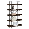 Image de vidaXL Bibliothèque 5 niveaux chêne fumé 100x33x1805 cm 837699