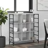 Image de vidaXL Buffet sonoma gris 102x32x103 5 cm bois dingénierie 837730