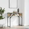 Image de vidaXL Table console avec étagère chêne sonoma 75x30x75 cm 837798