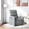 Image de vidaXL Fauteuil Inclinable Chaise de Relaxation avec Dossier Siège avec Repose-pied Fauteuil TV de Salon Moderne Gris 371689