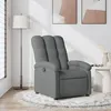 Image de vidaXL Fauteuil Inclinable Chaise de Relaxation avec Dossier Siège avec Repose-pied Fauteuil TV de Salon Moderne Gris 371728