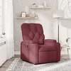 Image de vidaXL Fauteuil Inclinable Chaise de Relaxation avec Porte-gobelets Siège avec Dossier et Accoudoirs Salle de Séjour 372482