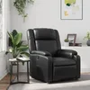 Image de vidaXL Fauteuil Inclinable Chaise avec Repose-pieds Siège avec Dossier et Accoudoirs Meuble de Salle de Séjour Moderne 373522