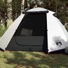 Image de vidaXL Tente de Camping 2 Personnes Tente dOmbrage avec Sac Auvent Portable avec Parois Latérales pour Randonnée Blanc 94326