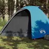 Image de vidaXL Tente de Camping 4 Personnes Tente dOmbrage avec Sac de Transport Auvent Portable avec Parois Latérales pour 94336