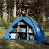 Image de Tente de rangement avec 9 compartiments bleu imperméable
