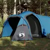 Image de vidaXL Tente de Camping 4 Personnes Tente dOmbrage avec Sac de Transport Auvent Portable avec Parois Latérales pour 94391