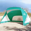Image de Tente de plage - vidaXL - 274x178x170/148 cm - Imperméable - Léger - Facile à monter