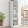 Image de vidaXL Buffet avec Portes en Verre Armoire Latérale avec Rangement Meuble de Salon Salle de Séjour Maison Intérieur 836434