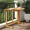 Image de vidaXL Table pliable de balcon 90x60x72 cm bois dacacia solide 364896