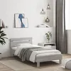 Image de vidaXL Cadre de lit sans matelas avec tête de lit 100x200 cm 838531