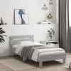Image de vidaXL Cadre de lit sans matelas avec tête de lit 90x200 cm 838538