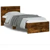 Image de vidaXL Cadre de lit tête de lit chêne fumé 75x190 cm bois ingénierie 838663