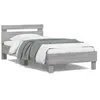 Image de vidaXL Cadre de lit sans matelas avec lumières LED 100x200 cm 838713
