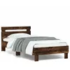 Image de vidaXL Cadre de lit sans matelas avec lumières LED 90x200 cm 838719