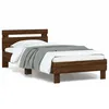 Image de vidaXL Cadre de lit sans matelas avec lumières LED 90x190 cm 838749