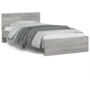 Image de vidaXL Cadre de lit sans matelas avec lumières LED 100x200 cm 838804
