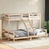 Image de vidaXL Lit superposé 80x200/140x200 cm bois de pin massif lit cadre de lit lit loft meubles de chambre à coucher 3207165