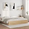 Image de vidaXL Cadre de lit avec tiroirs sans matelas chêne sonoma 180x200 cm 3207254