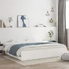 Image de vidaXL Cadre de lit avec tiroirs sans matelas blanc 160x200 cm 3207259