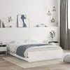 Image de vidaXL Cadre de lit avec tiroirs sans matelas blanc 120x200 cm 3207280