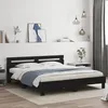 Image de vidaXL Cadre de lit sans matelas noir 180x200 cm 3207400