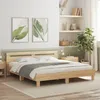 Image de vidaXL Cadre de lit sans matelas chêne sonoma 180x200 cm 3207401
